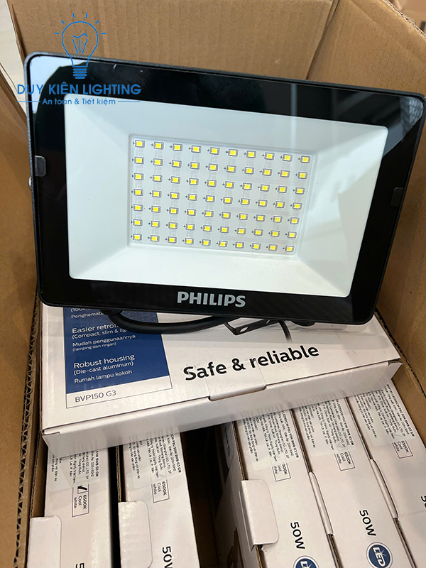 đ&egrave;n led pha philips