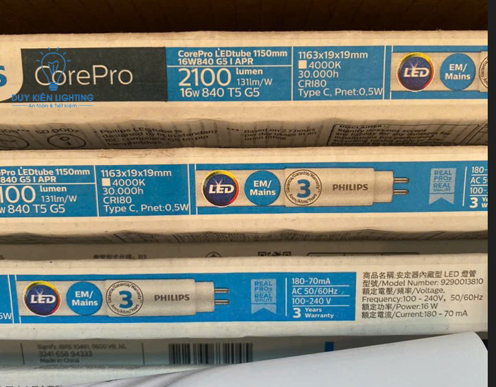 bóng đèn tuýp led 1m2 CorePro LEDtube 16W philips