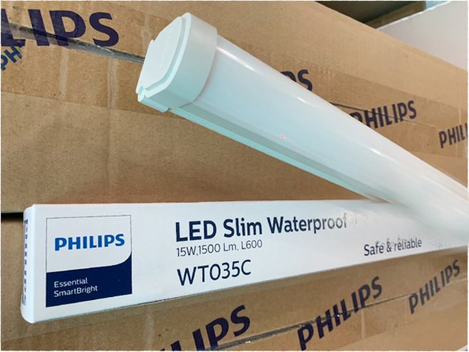 đ&egrave;n led chống th&acirc;m 15w wt035 philips