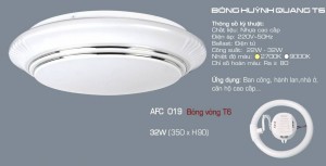Đèn Led ốp trần Anfaco AFC 019-12W