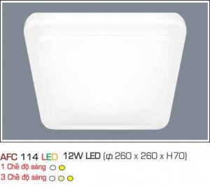 Đèn Led ốp trần Anfaco AFC 114-12W