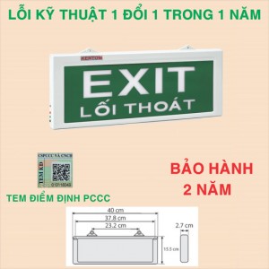 Đèn Exit lối thoát KT 680 (KT 690) 1 mặt 2 mặt