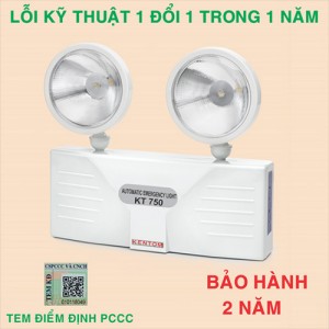 Đèn sạc chiếu sáng khẩn cấp KT750 Kentom