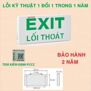 Đèn thoát hiểm KT-710 Kentom