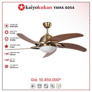 Quạt đèn trang trí Kaiyokuban YAMA 4054